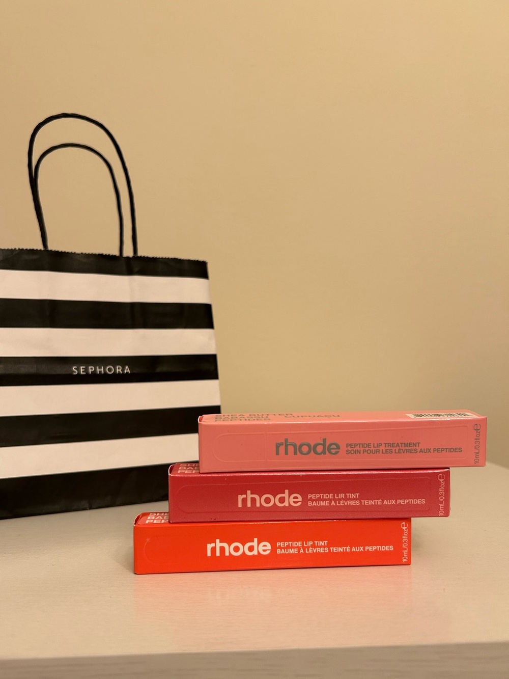 Rhode Summer Lip Tint TRIO Bundle Hailey Bieber Peptide Gloss